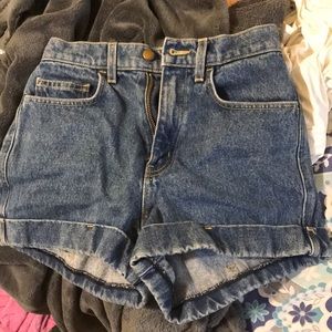 American apparel jean shorts NWOT